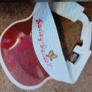 Harley-Davidson Kids Red and White Butterfly Visor